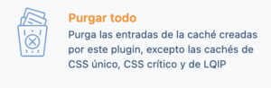 Purgar cache
